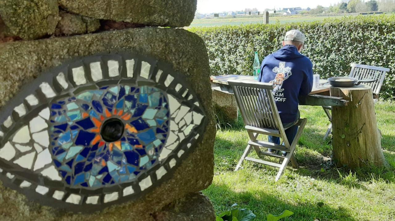 La Grange Aux Lievres, Gites Kerdoel Cléder 外观 照片